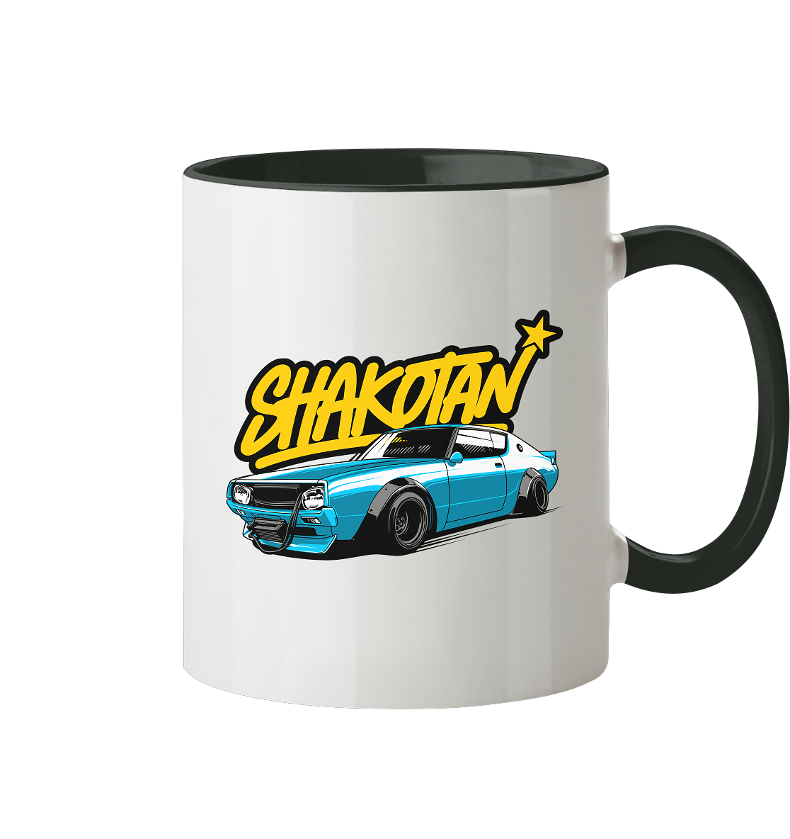 Shakotan Kenmeri Skyline - Tasse zweifarbig - MotoMerch.de