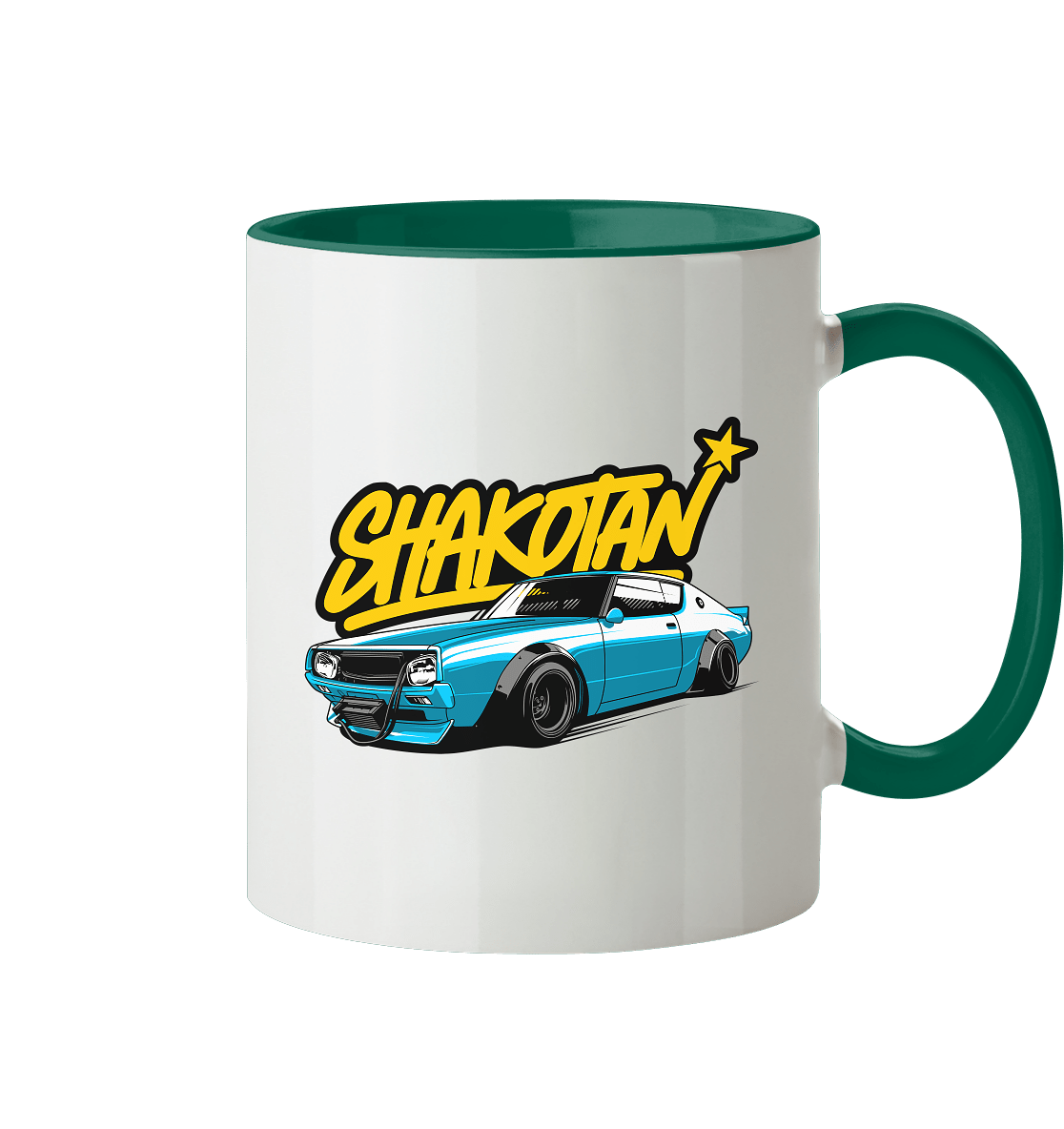 Shakotan Kenmeri Skyline - Tasse zweifarbig - MotoMerch.de