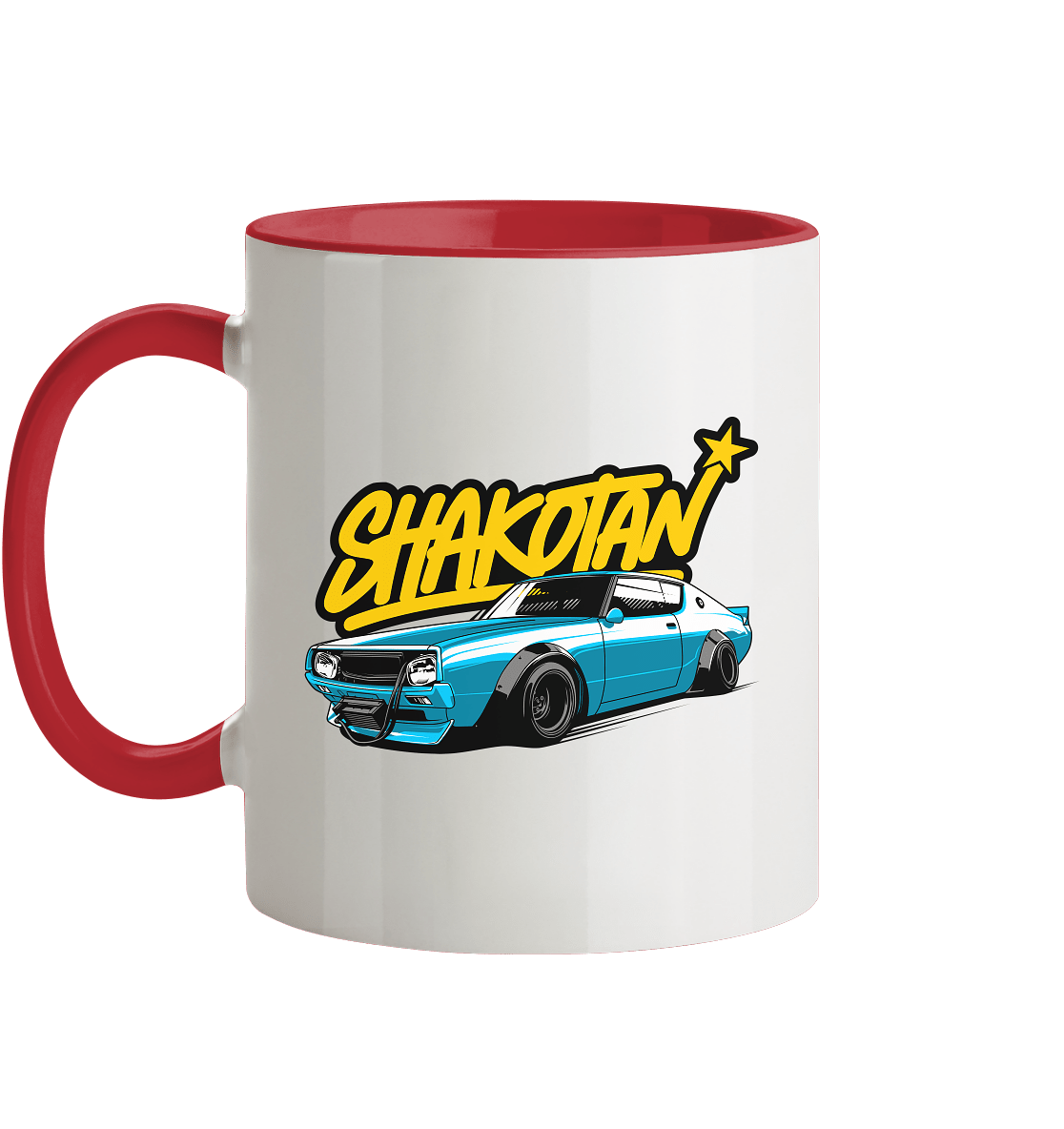Shakotan Kenmeri Skyline - Tasse zweifarbig - MotoMerch.de