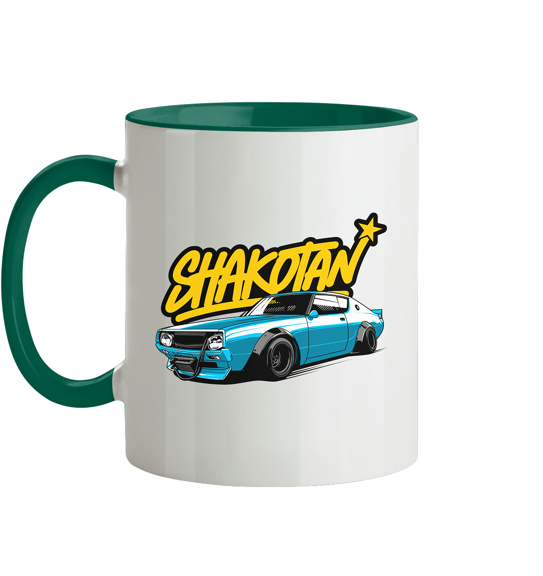 Shakotan Kenmeri Skyline - Tasse zweifarbig - MotoMerch.de