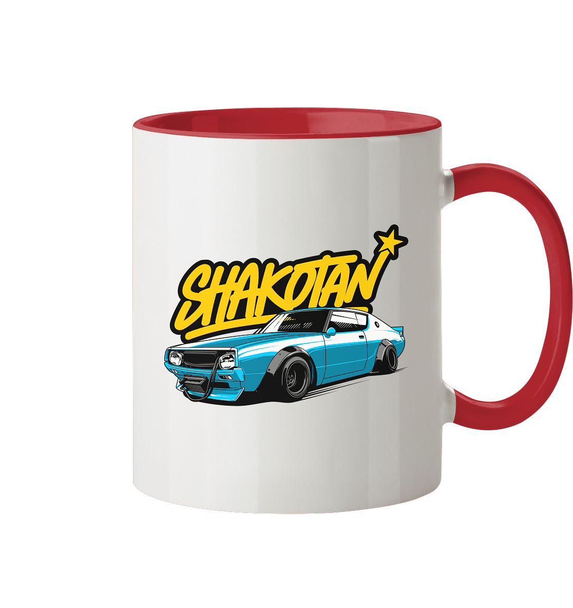 Shakotan Kenmeri Skyline - Tasse zweifarbig - MotoMerch.de