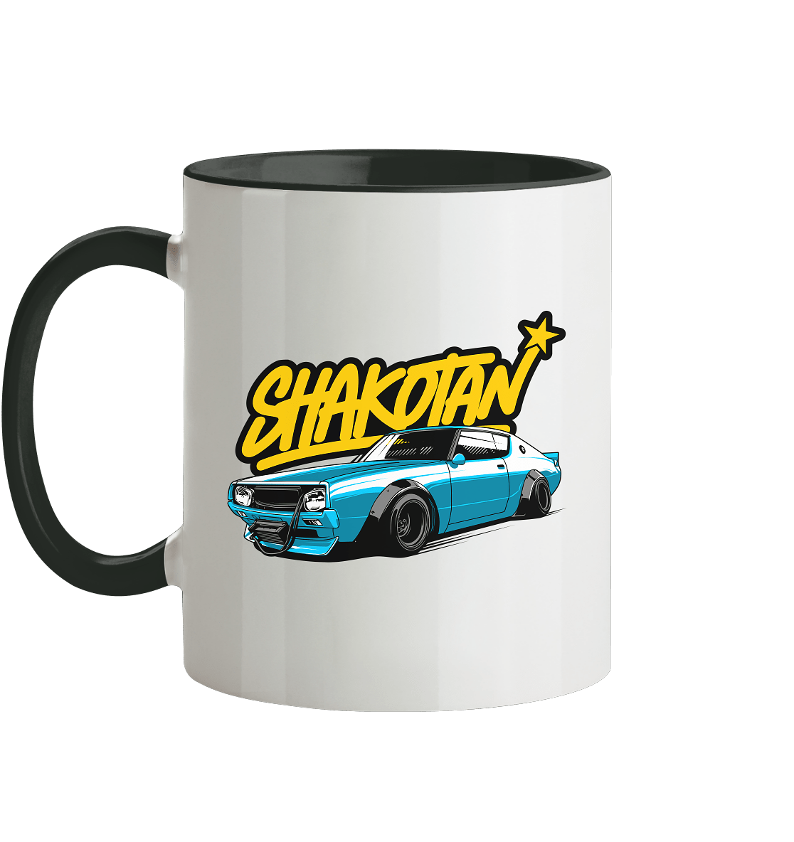Shakotan Kenmeri Skyline - Tasse zweifarbig - MotoMerch.de
