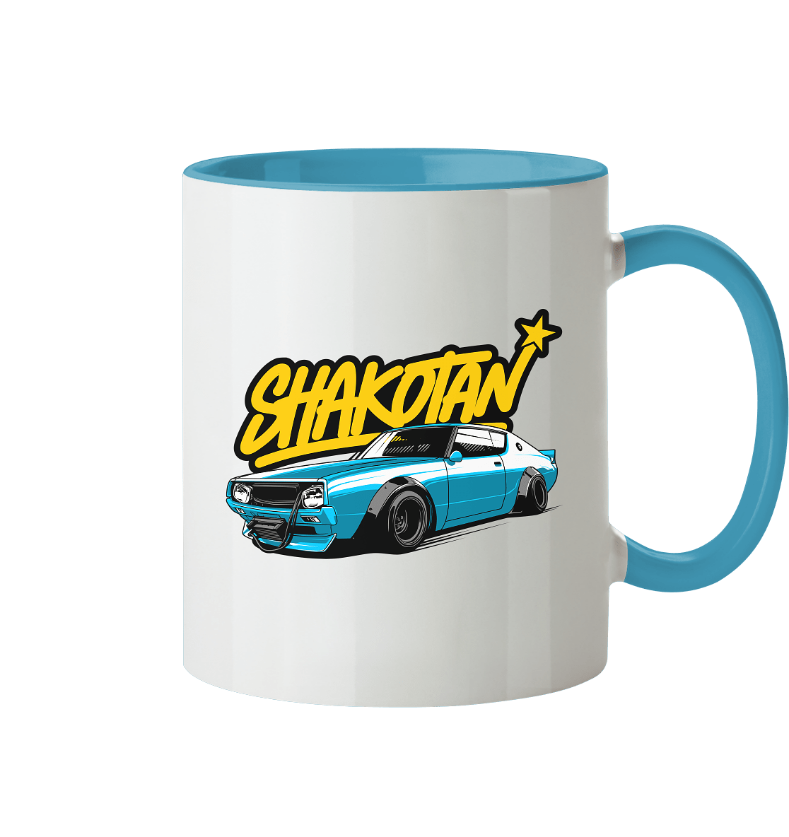 Shakotan Kenmeri Skyline - Tasse zweifarbig - MotoMerch.de