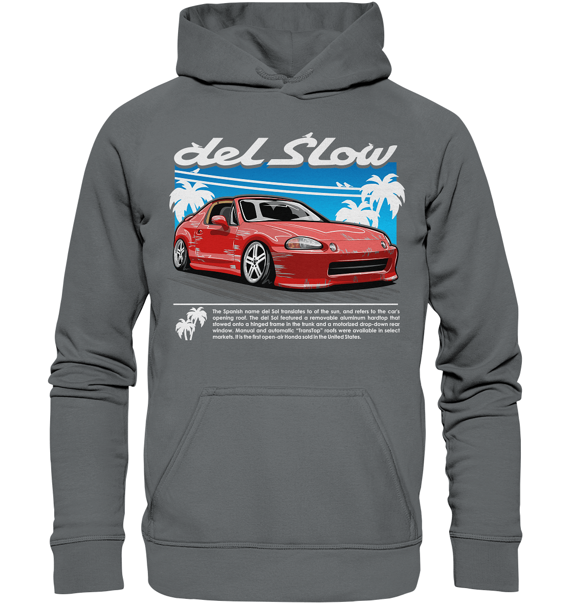 Shitbox CRX Del Sol - Basic Unisex Hoodie - MotoMerch.de