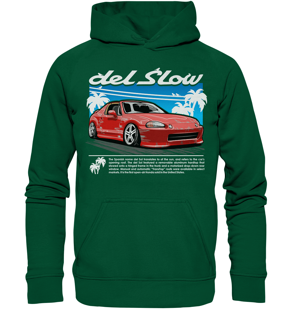 Shitbox CRX Del Sol - Basic Unisex Hoodie - MotoMerch.de