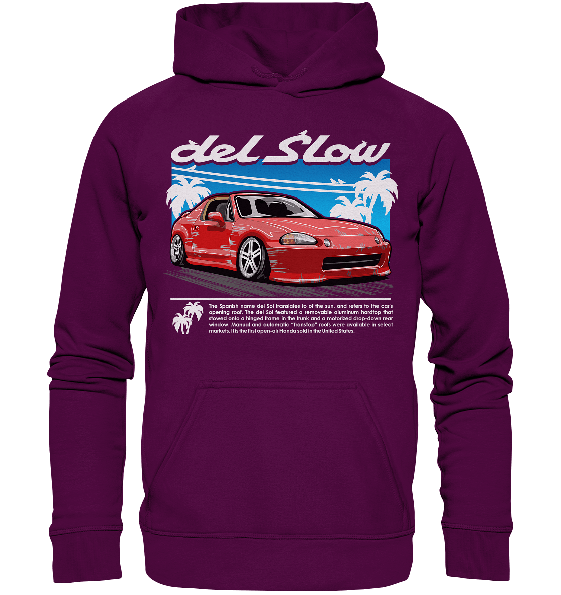 Shitbox CRX Del Sol - Basic Unisex Hoodie - MotoMerch.de