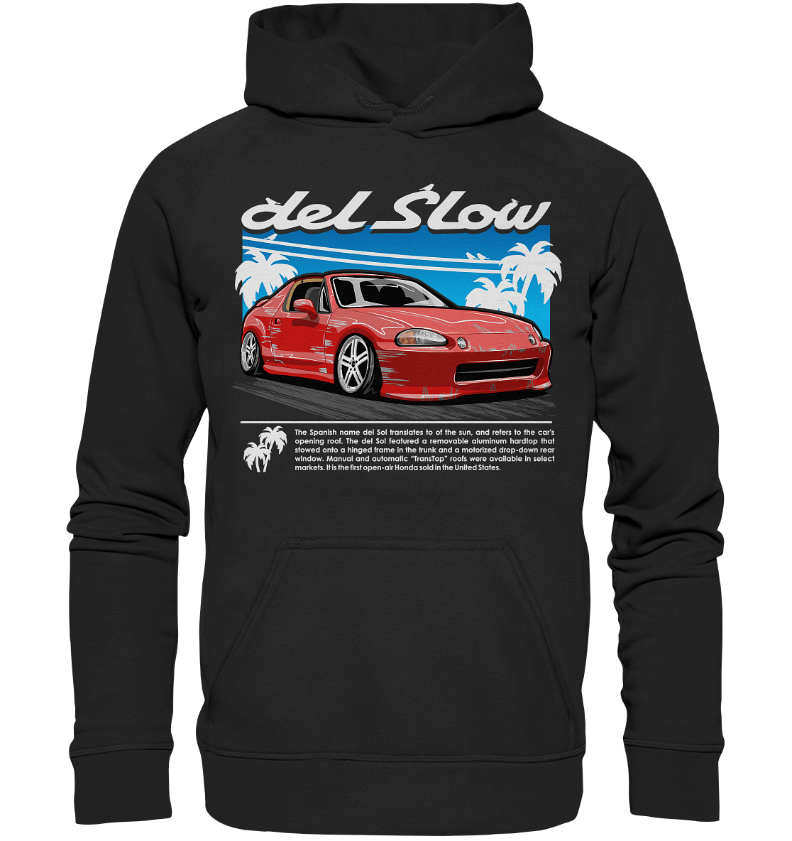 Shitbox CRX Del Sol - Basic Unisex Hoodie - MotoMerch.de