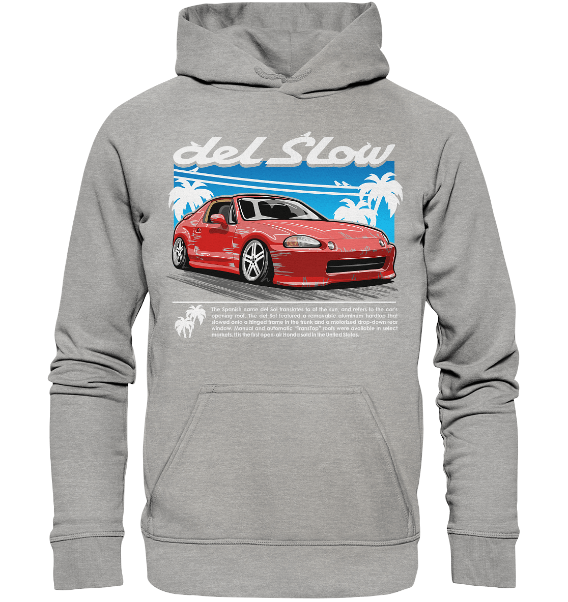 Shitbox CRX Del Sol - Basic Unisex Hoodie - MotoMerch.de