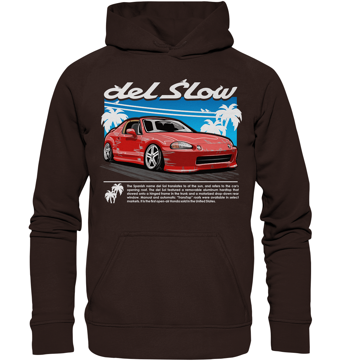 Shitbox CRX Del Sol - Basic Unisex Hoodie - MotoMerch.de