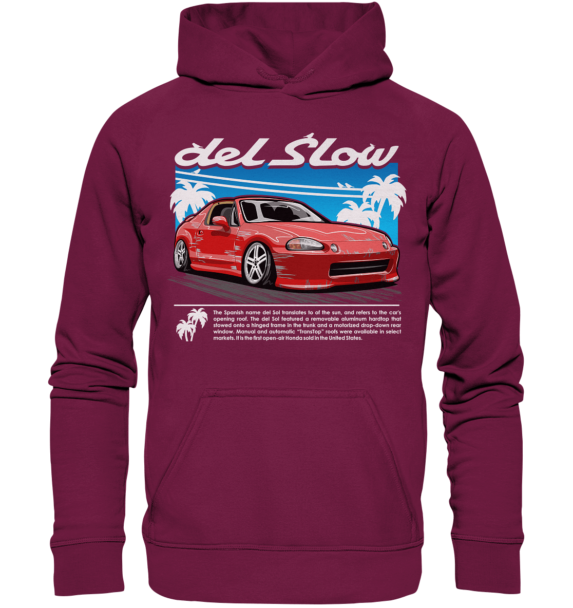 Shitbox CRX Del Sol - Basic Unisex Hoodie - MotoMerch.de