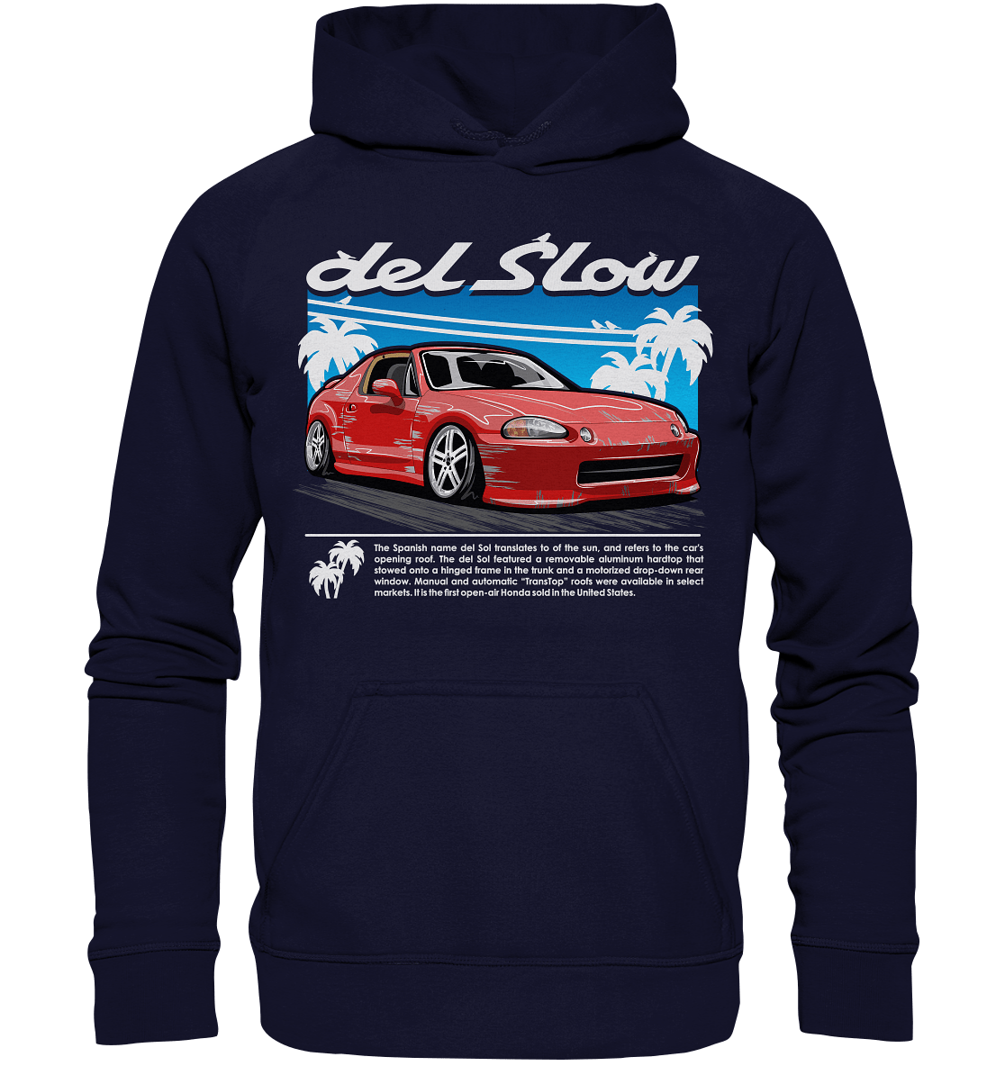 Shitbox CRX Del Sol - Basic Unisex Hoodie - MotoMerch.de