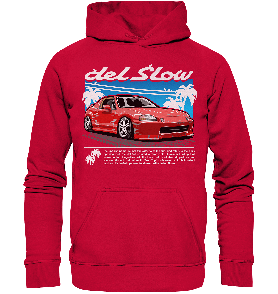 Shitbox CRX Del Sol - Basic Unisex Hoodie - MotoMerch.de