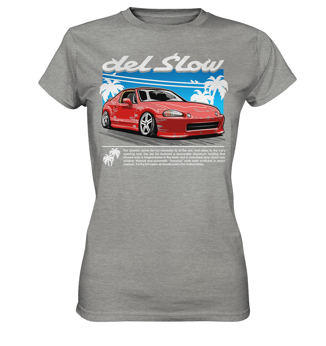 Shitbox CRX Del Sol - Ladies Premium Shirt - MotoMerch.de