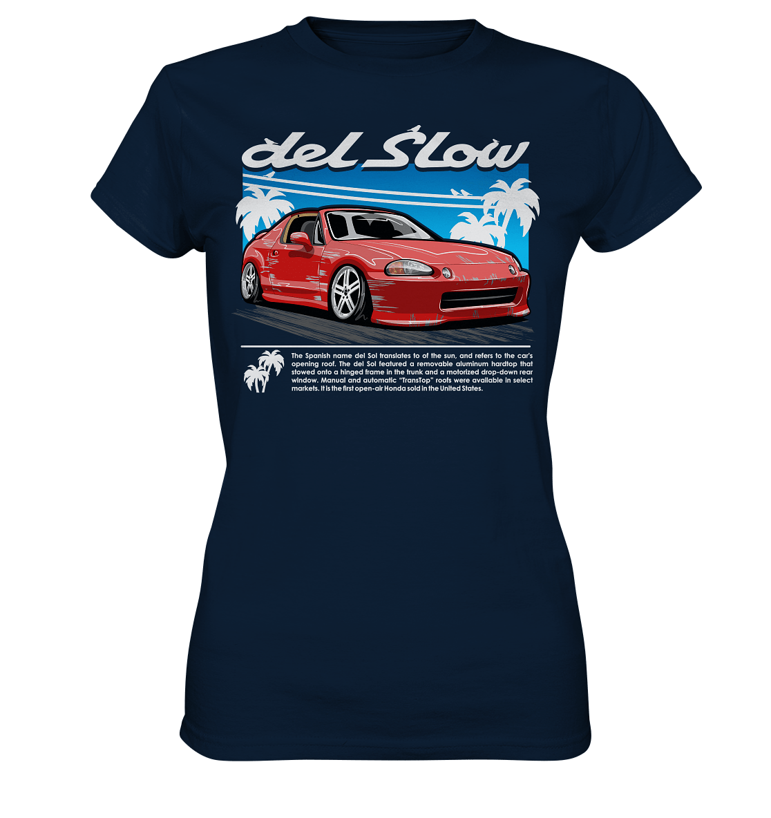 Shitbox CRX Del Sol - Ladies Premium Shirt - MotoMerch.de