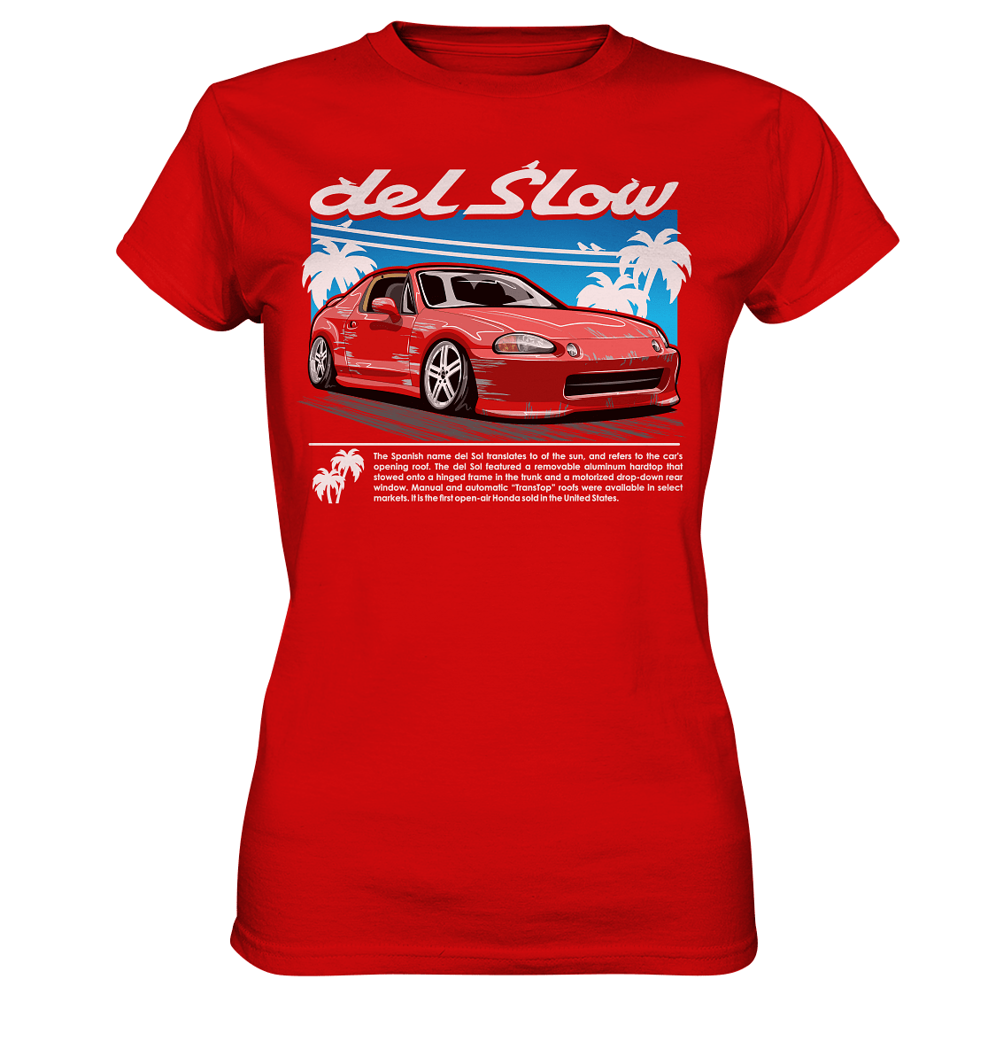 Shitbox CRX Del Sol - Ladies Premium Shirt - MotoMerch.de