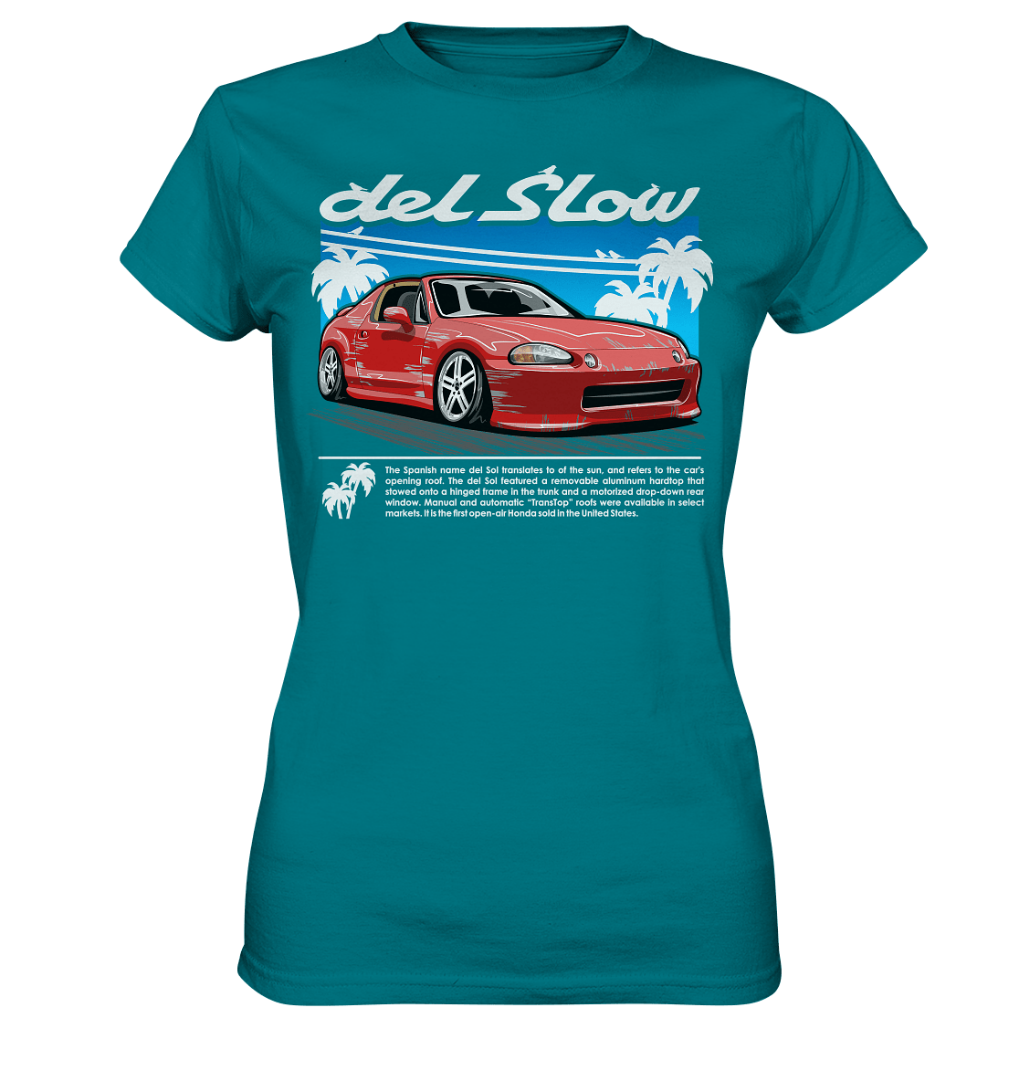 Shitbox CRX Del Sol - Ladies Premium Shirt - MotoMerch.de