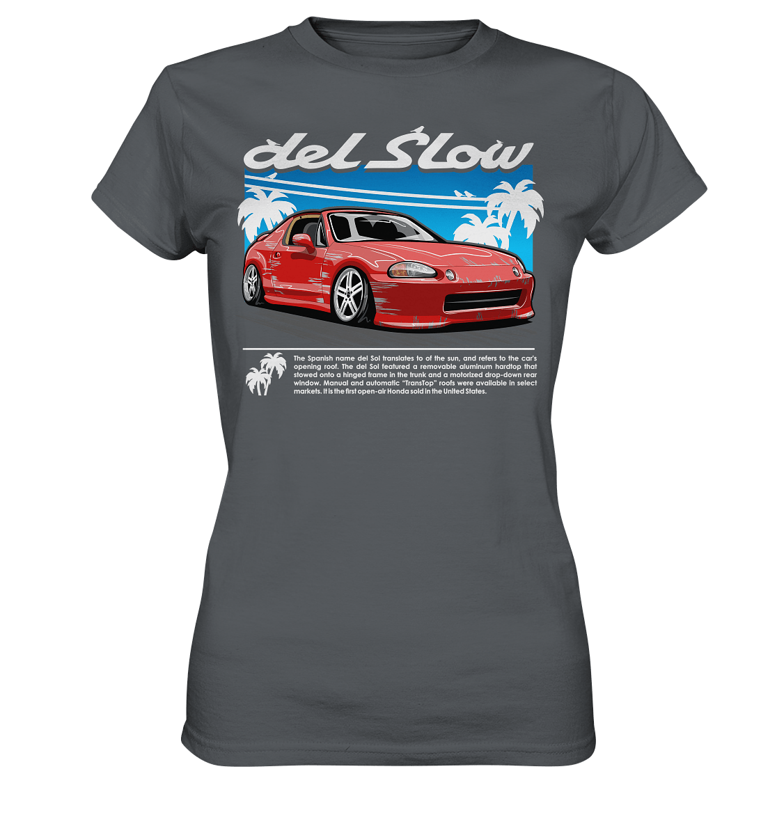 Shitbox CRX Del Sol - Ladies Premium Shirt - MotoMerch.de