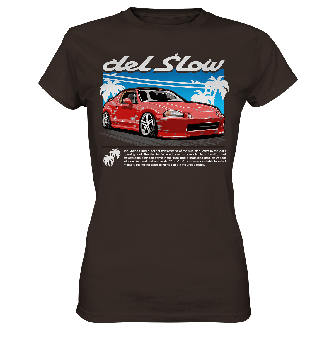 Shitbox CRX Del Sol - Ladies Premium Shirt - MotoMerch.de