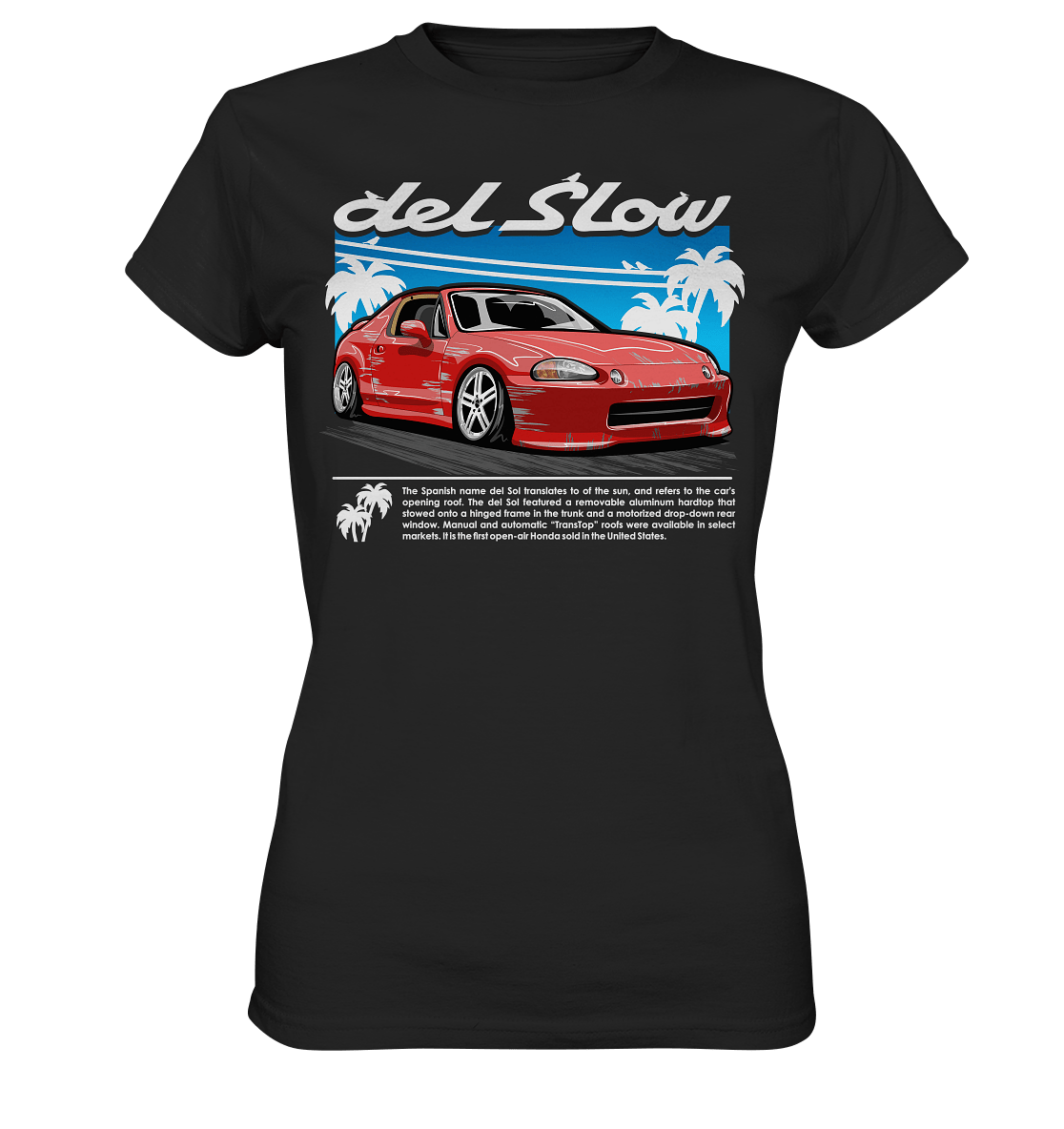 Shitbox CRX Del Sol - Ladies Premium Shirt - MotoMerch.de