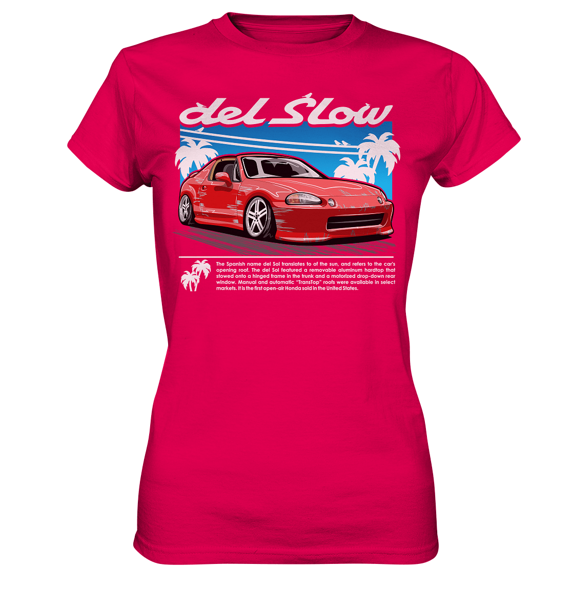 Shitbox CRX Del Sol - Ladies Premium Shirt - MotoMerch.de