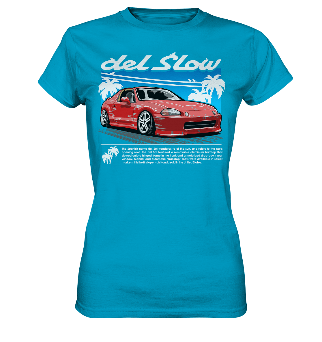 Shitbox CRX Del Sol - Ladies Premium Shirt - MotoMerch.de