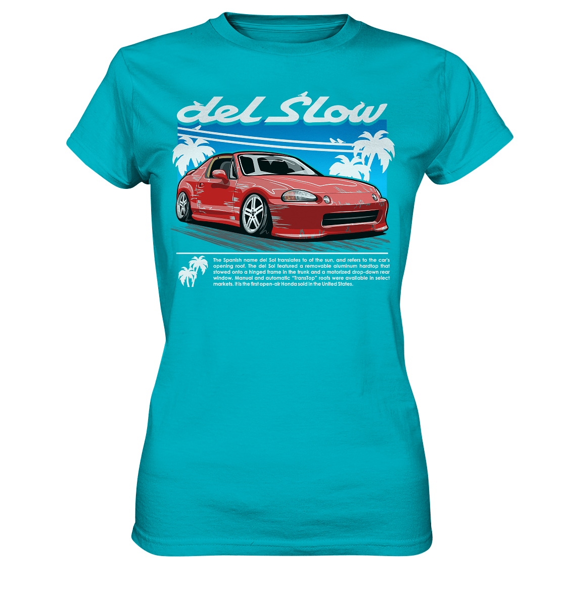 Shitbox CRX Del Sol - Ladies Premium Shirt - MotoMerch.de
