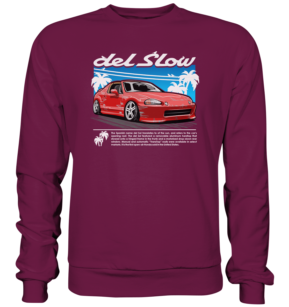 Shitbox CRX Del Sol - Premium Sweatshirt - MotoMerch.de