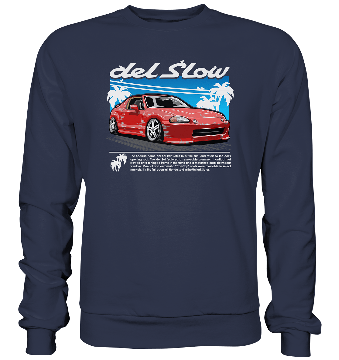 Shitbox CRX Del Sol - Premium Sweatshirt - MotoMerch.de
