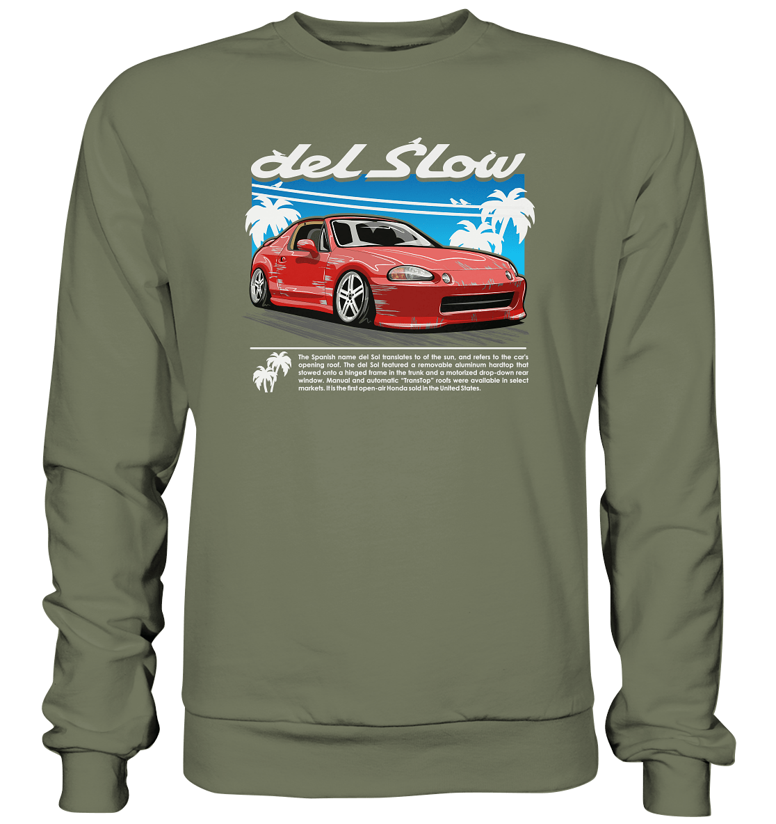 Shitbox CRX Del Sol - Premium Sweatshirt - MotoMerch.de