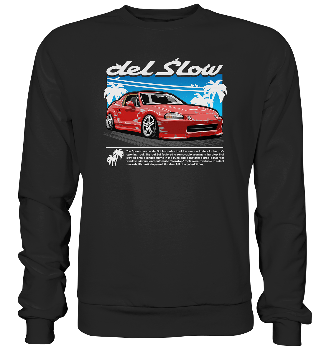 Shitbox CRX Del Sol - Premium Sweatshirt - MotoMerch.de