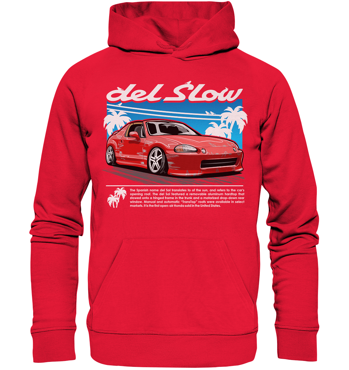 Shitbox CRX Del Sol - Premium Unisex Hoodie - MotoMerch.de
