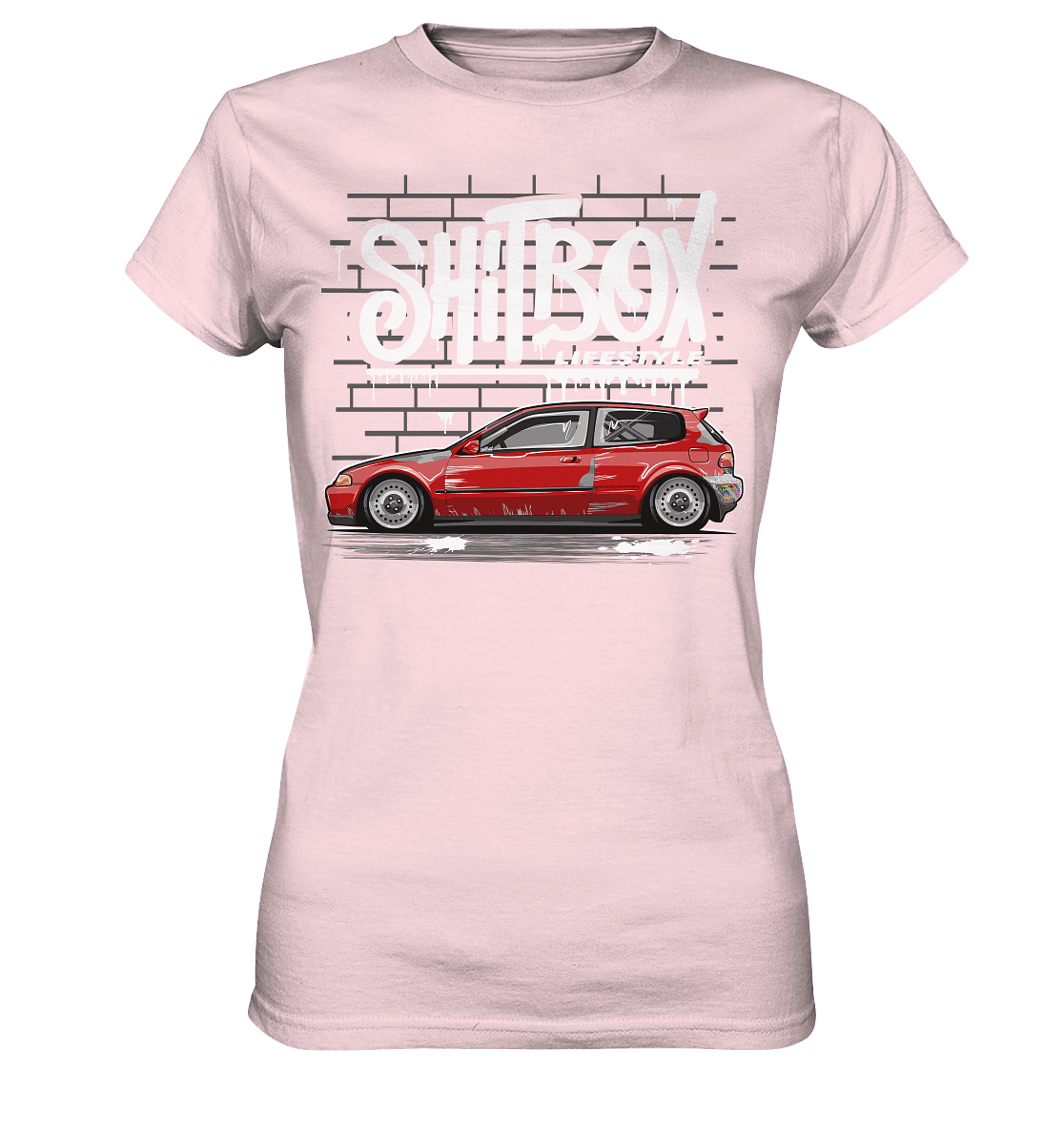 Shitbox Lifestyle Civic EG - Ladies Premium Shirt - MotoMerch.de