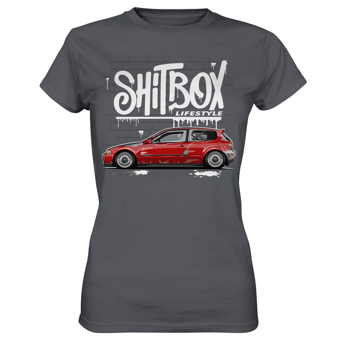 Shitbox Lifestyle Civic EG - Ladies Premium Shirt - MotoMerch.de