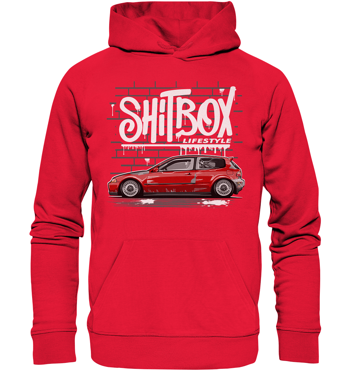 Shitbox Lifestyle Civic EG - Premium Unisex Hoodie - MotoMerch.de