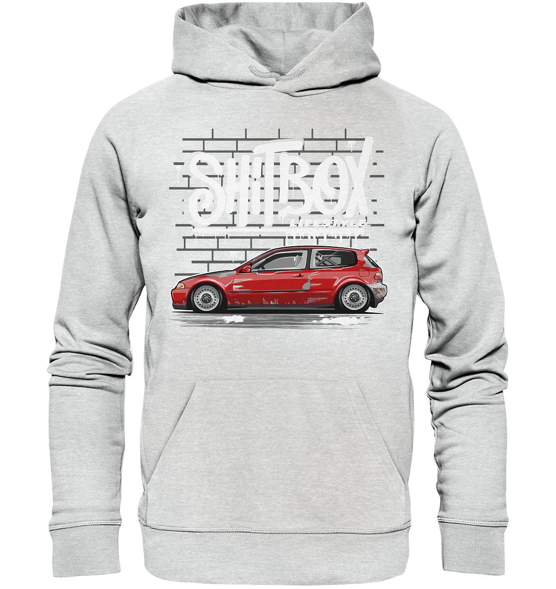 Shitbox Lifestyle Civic EG - Premium Unisex Hoodie - MotoMerch.de