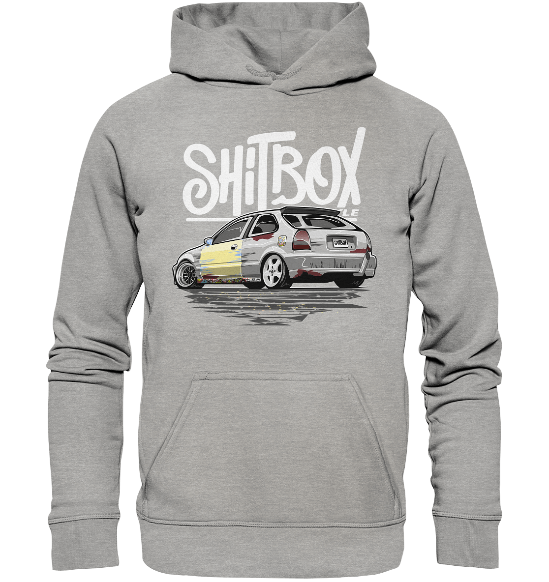 Shitbox Lifestyle Civic EJ EK - Basic Unisex Hoodie - MotoMerch.de