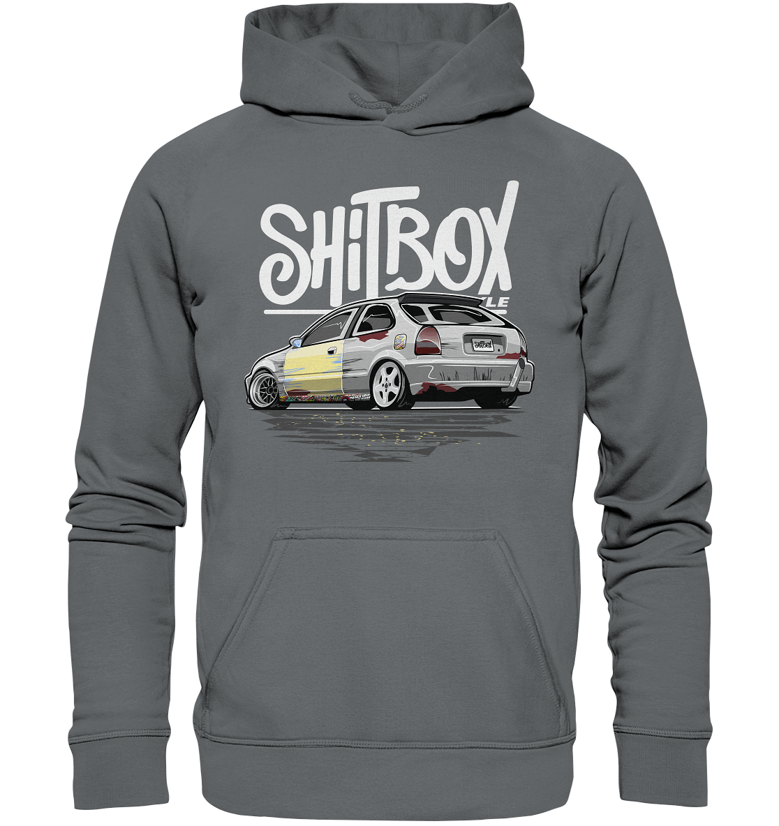 Shitbox Lifestyle Civic EJ EK - Basic Unisex Hoodie - MotoMerch.de