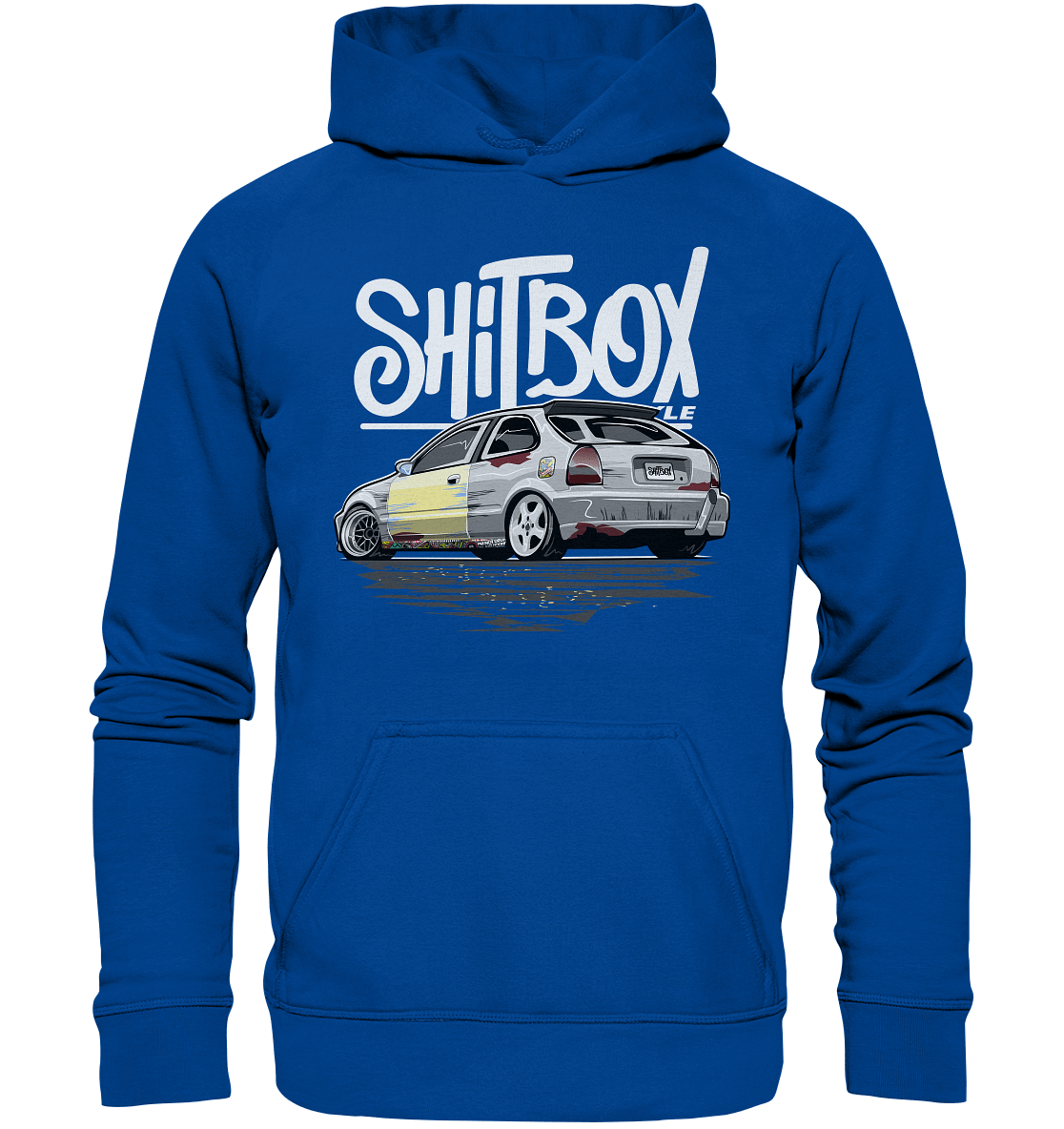 Shitbox Lifestyle Civic EJ EK - Basic Unisex Hoodie - MotoMerch.de