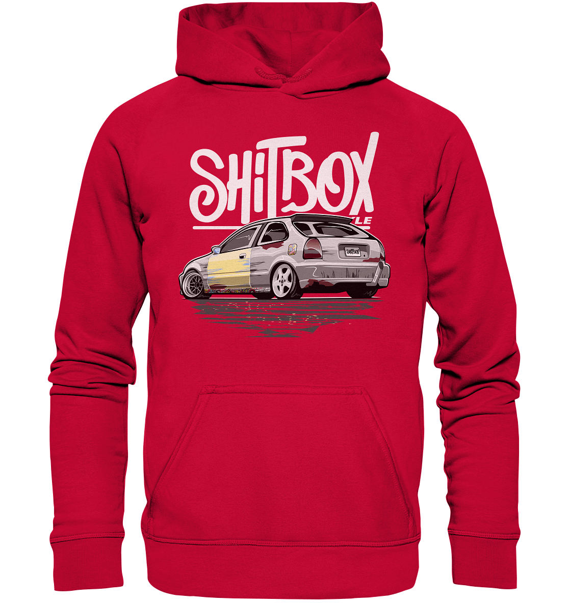 Shitbox Lifestyle Civic EJ EK - Basic Unisex Hoodie - MotoMerch.de