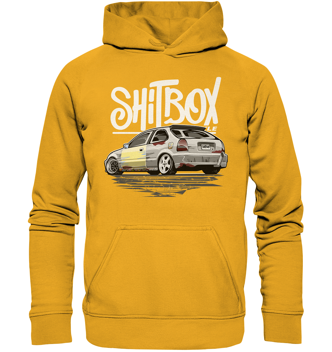 Shitbox Lifestyle Civic EJ EK - Basic Unisex Hoodie - MotoMerch.de