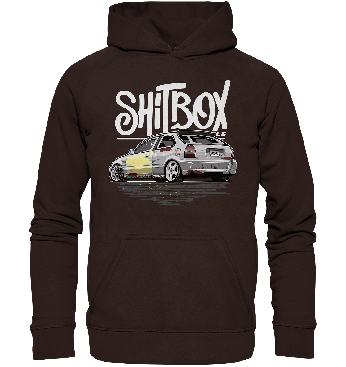 Shitbox Lifestyle Civic EJ EK - Basic Unisex Hoodie - MotoMerch.de