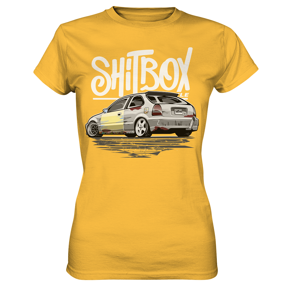 Shitbox Lifestyle Civic EJ EK - Ladies Premium Shirt - MotoMerch.de