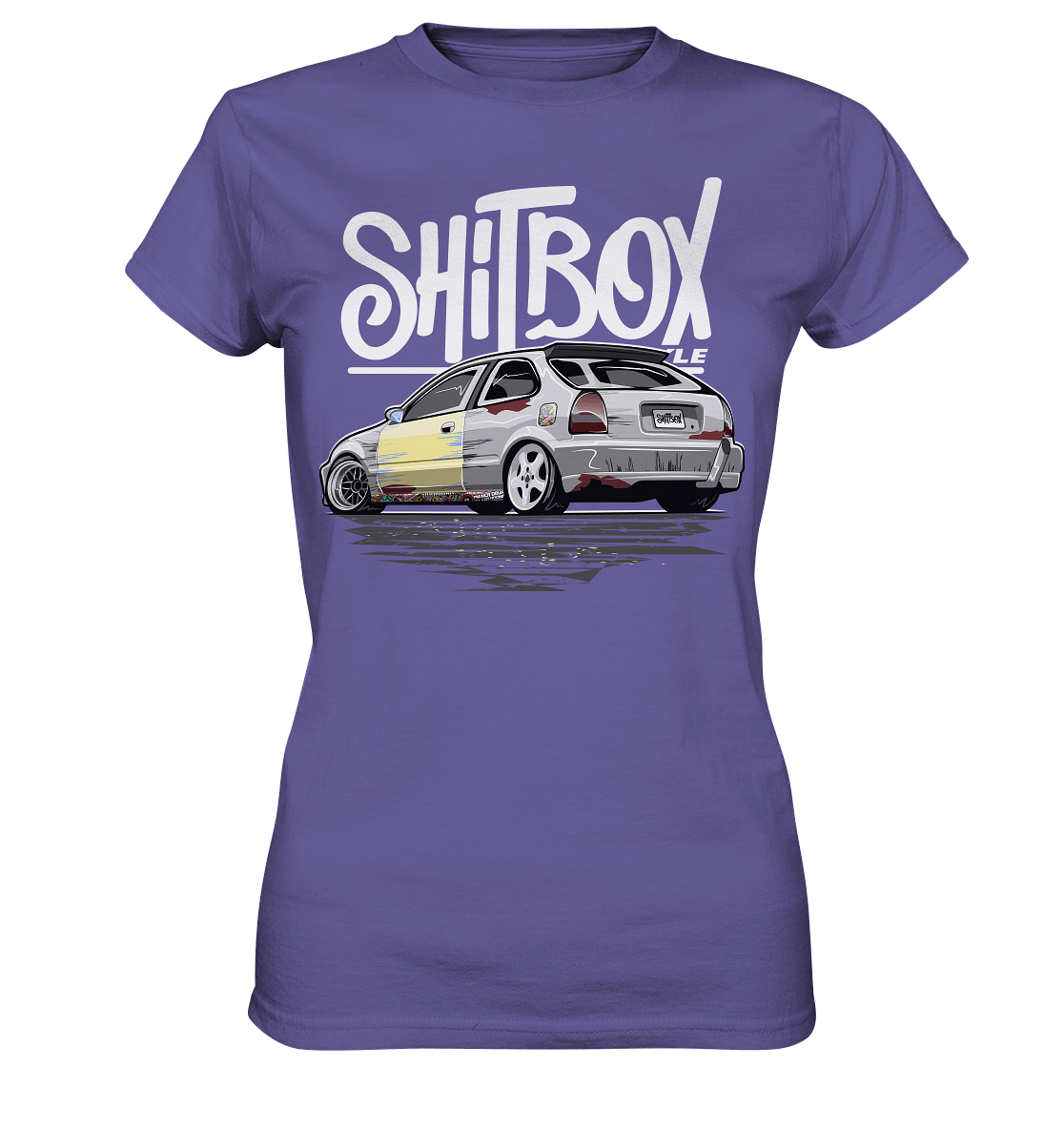 Shitbox Lifestyle Civic EJ EK - Ladies Premium Shirt - MotoMerch.de