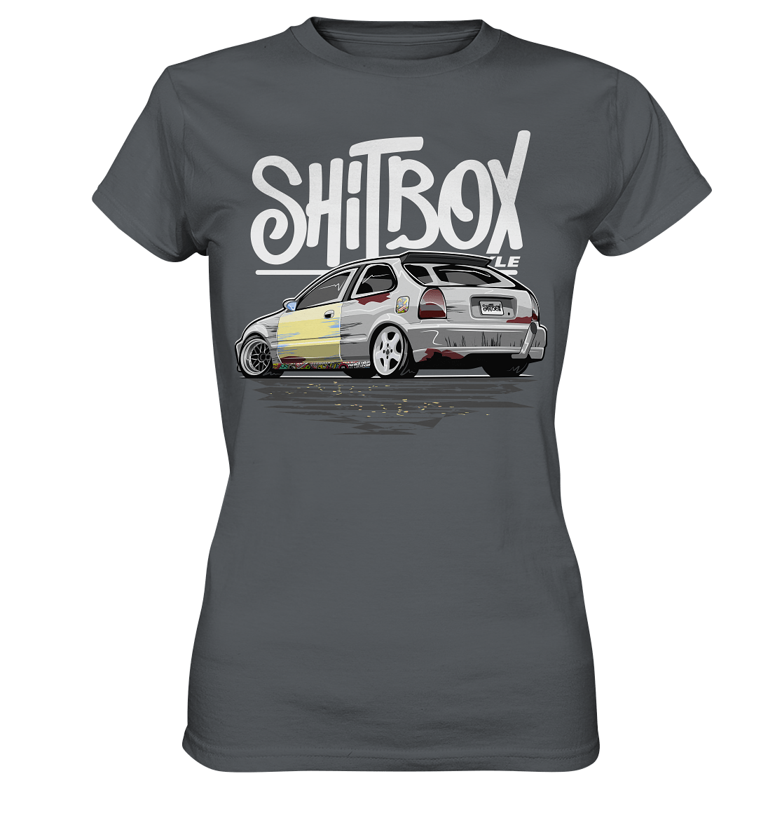 Shitbox Lifestyle Civic EJ EK - Ladies Premium Shirt - MotoMerch.de