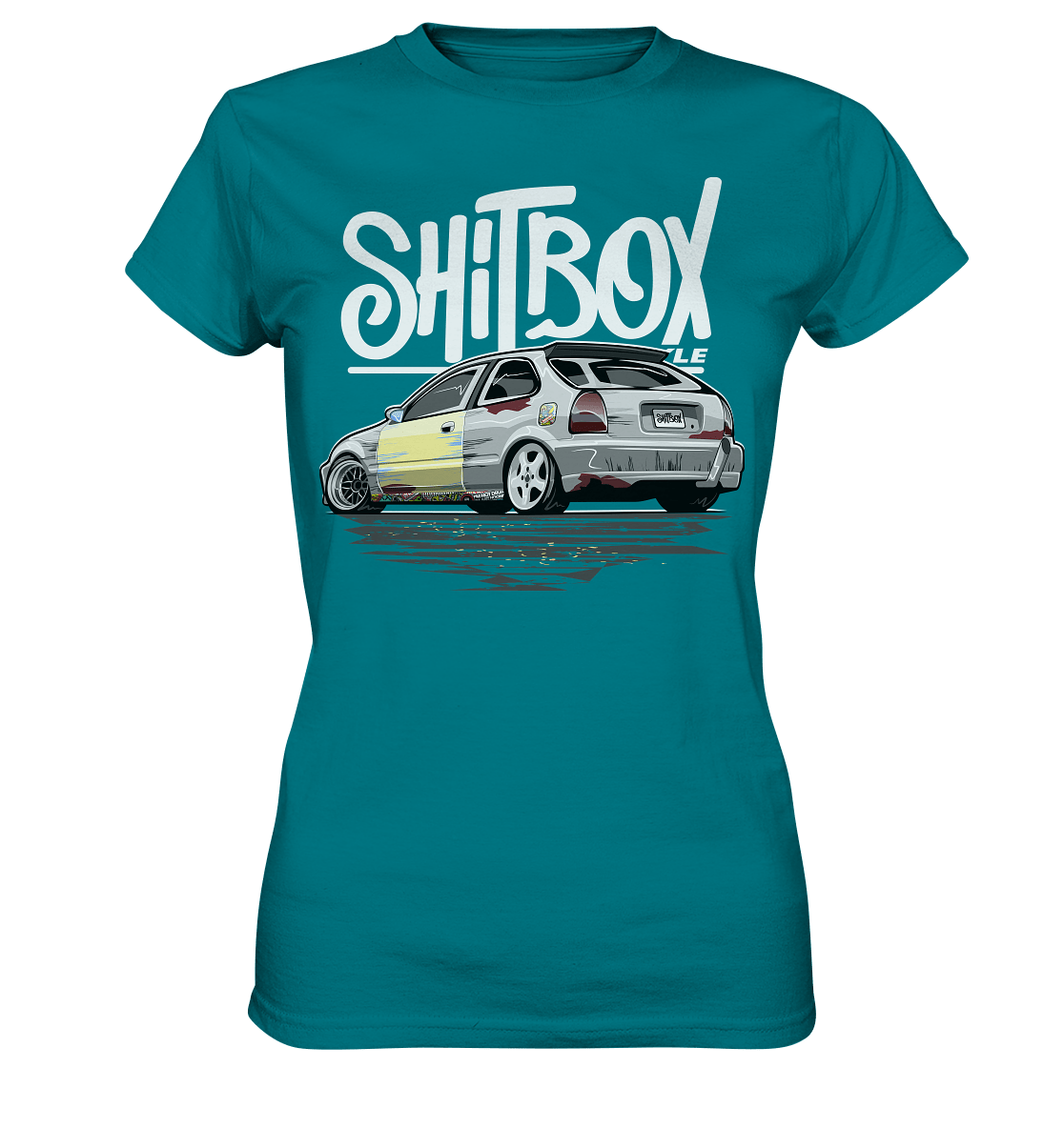 Shitbox Lifestyle Civic EJ EK - Ladies Premium Shirt - MotoMerch.de