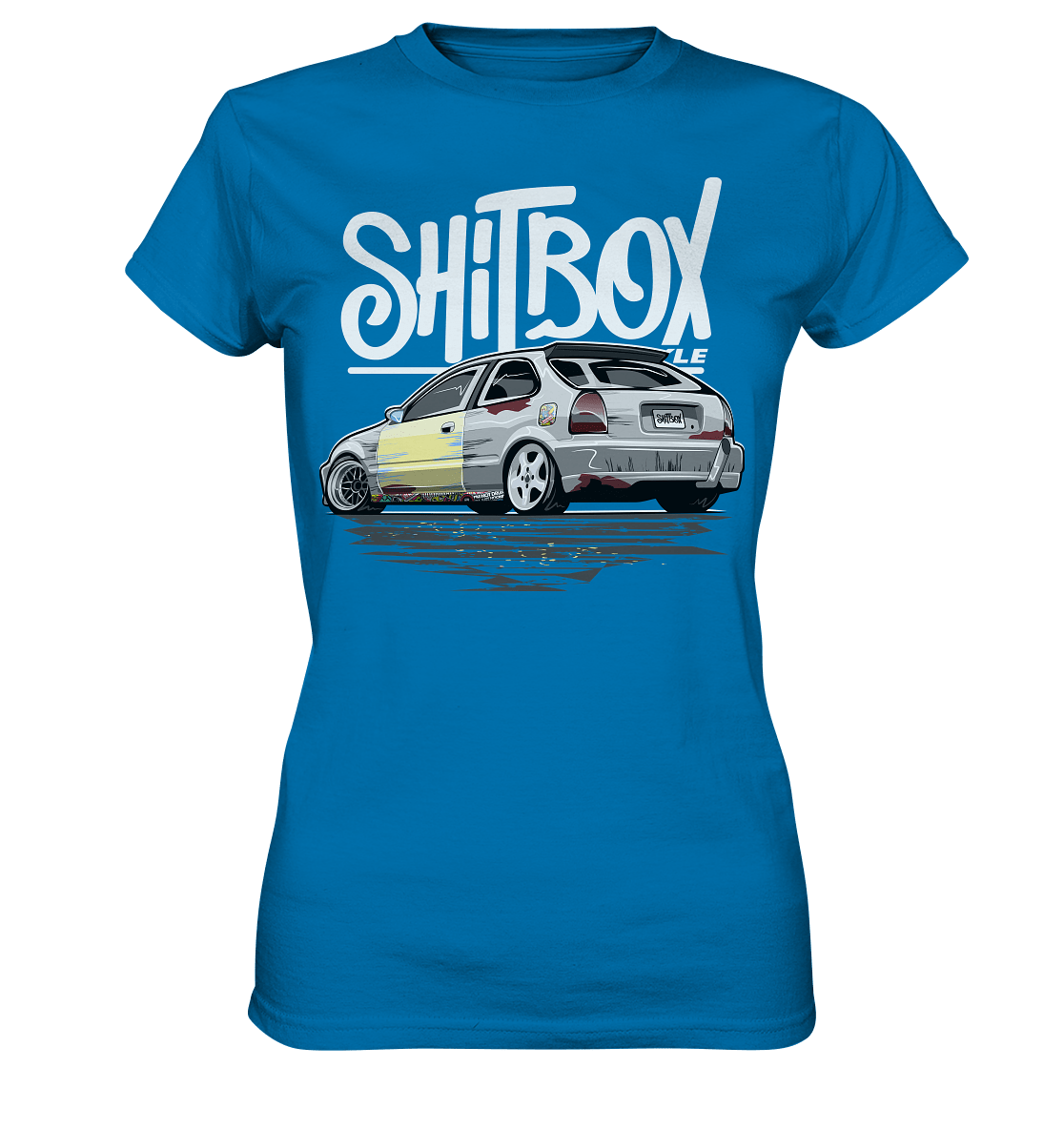 Shitbox Lifestyle Civic EJ EK - Ladies Premium Shirt - MotoMerch.de
