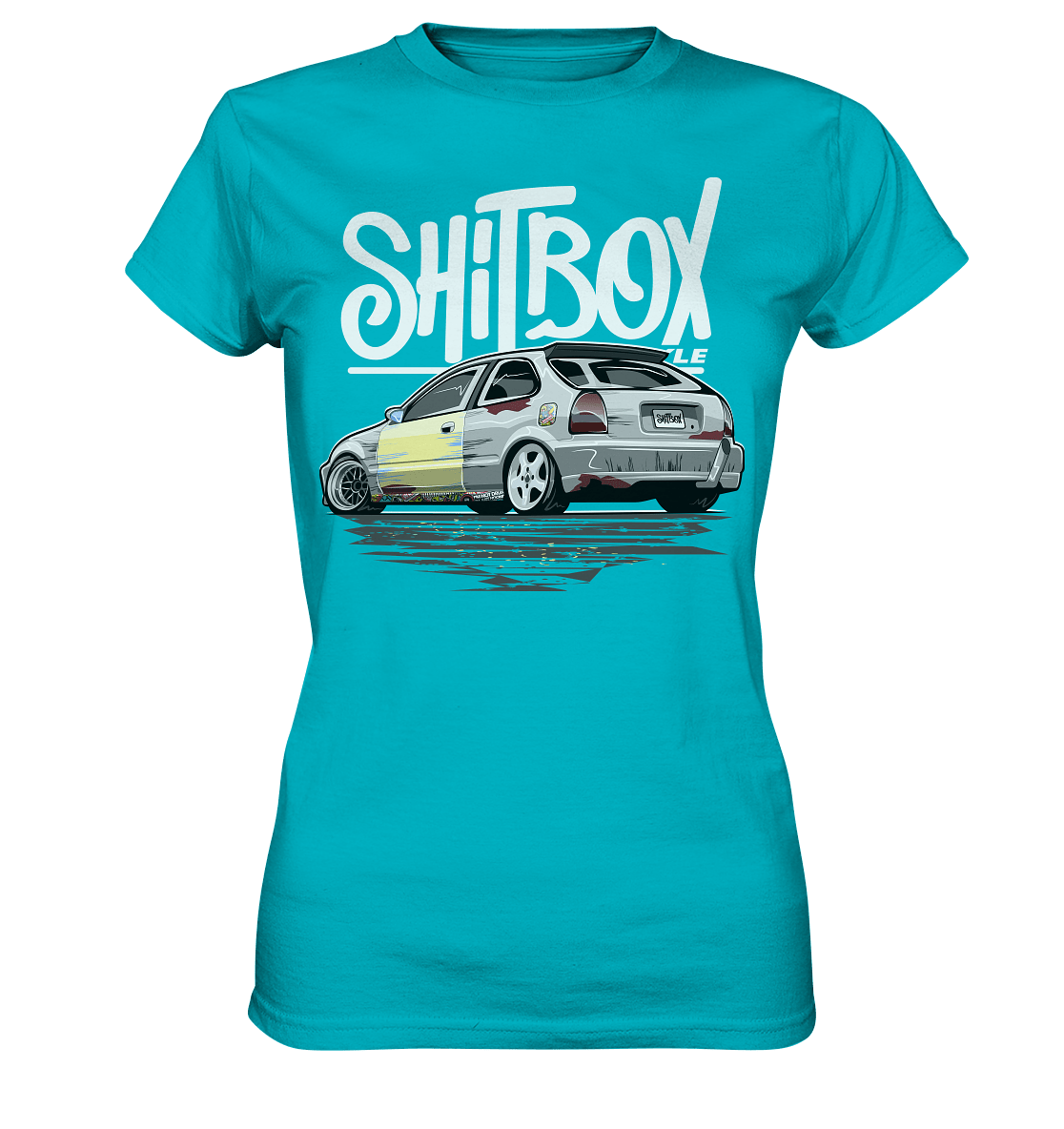 Shitbox Lifestyle Civic EJ EK - Ladies Premium Shirt - MotoMerch.de