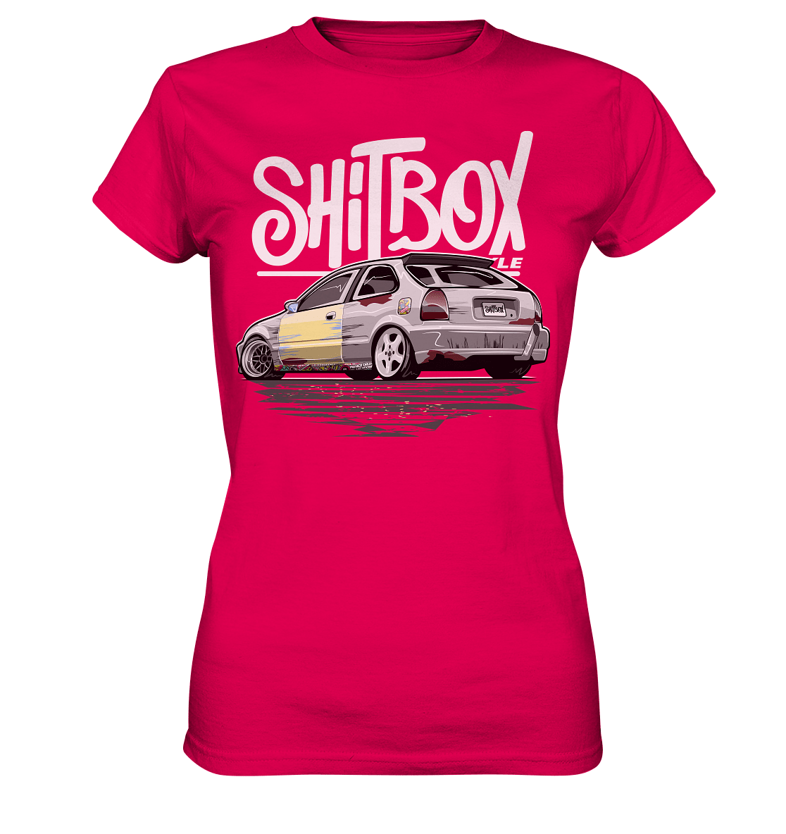 Shitbox Lifestyle Civic EJ EK - Ladies Premium Shirt - MotoMerch.de