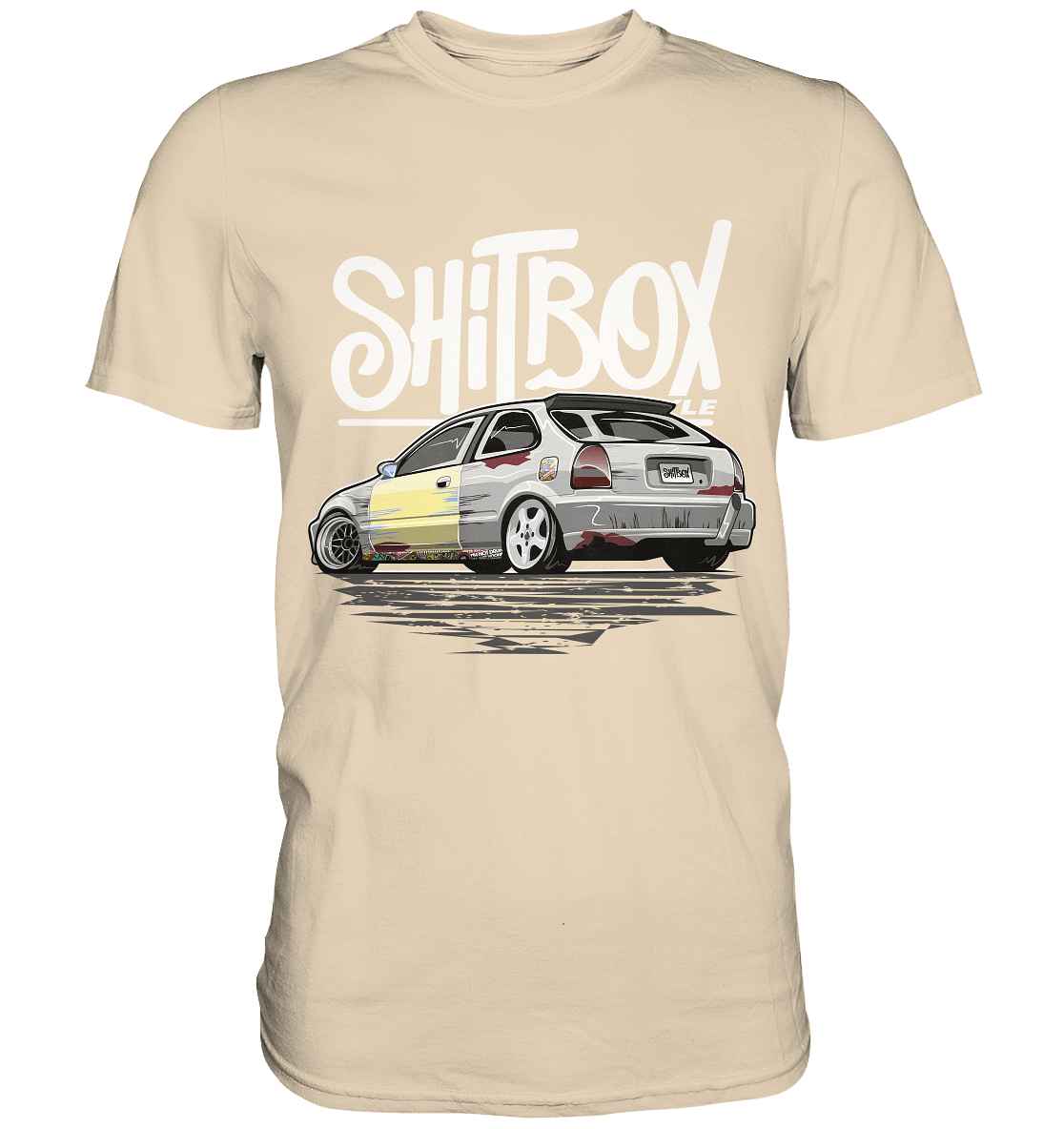 Shitbox Lifestyle Civic EJ EK - Premium Shirt - MotoMerch.de