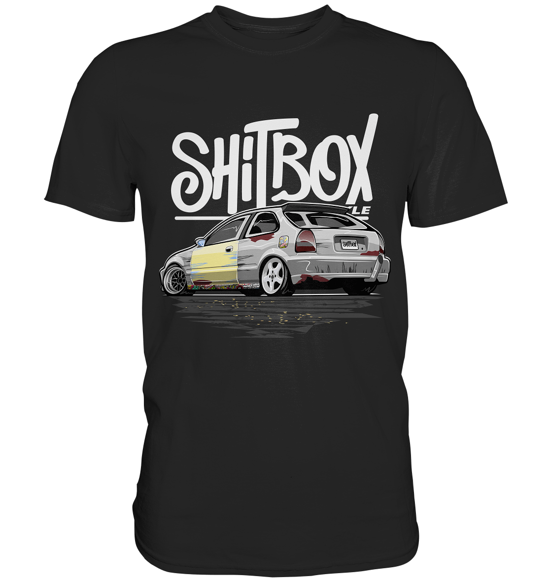 Shitbox Lifestyle Civic EJ EK - Premium Shirt - MotoMerch.de